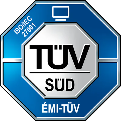 ÉMI-TÜV SÜD ISO/IEC 27001 certification mark